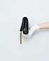 Cassandra Tassel Clutch, side view